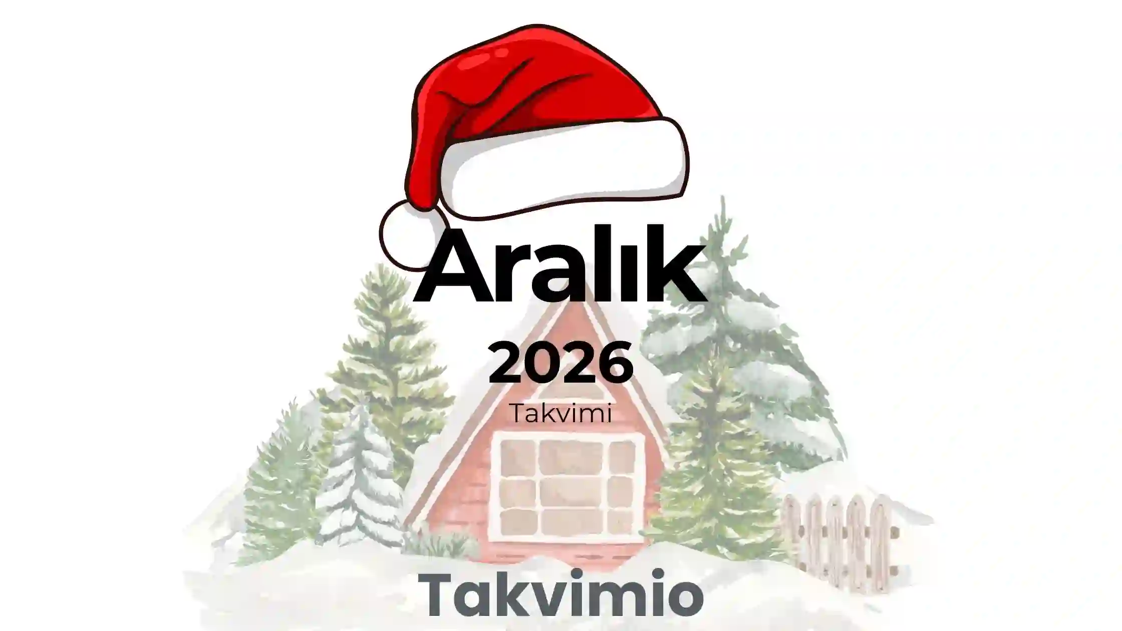 Aralık 2026 Takvimi