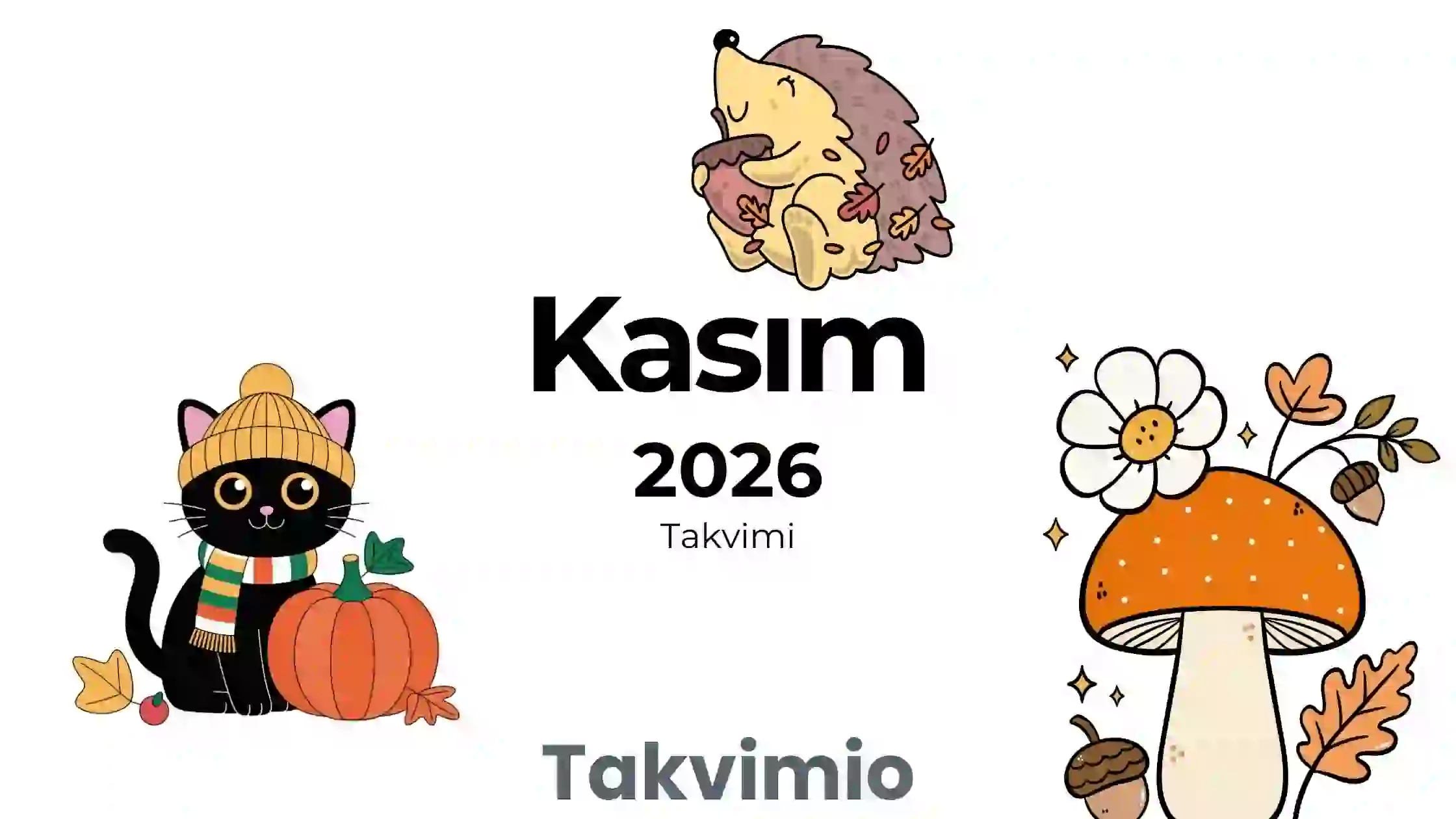 Kasım 2026 Takvimi